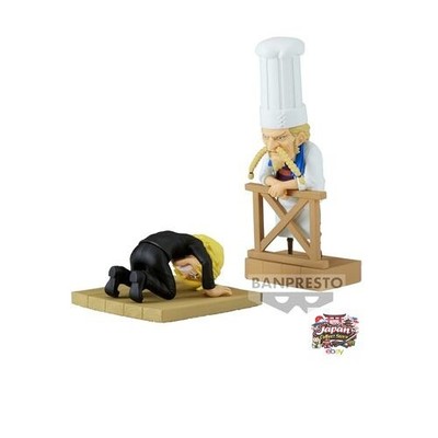 NEU Banpresto One Piece World Sammelfigur Log Stories Sanji & Zeff 2 JP