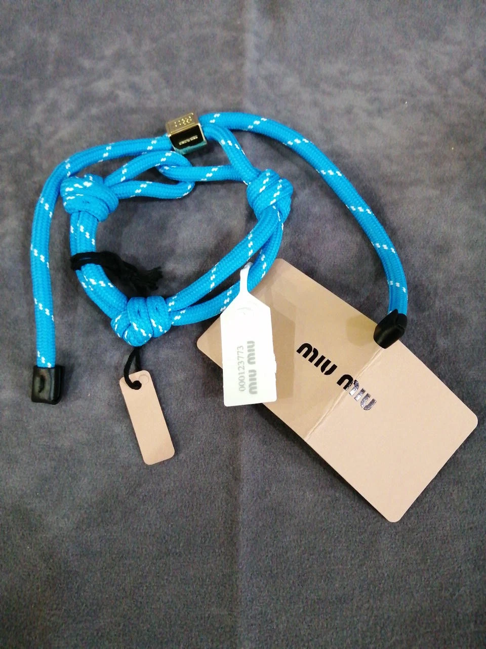 MIU MIU Y0713 Miumiu 5Ib538 Cavo X Bracciale Nylon