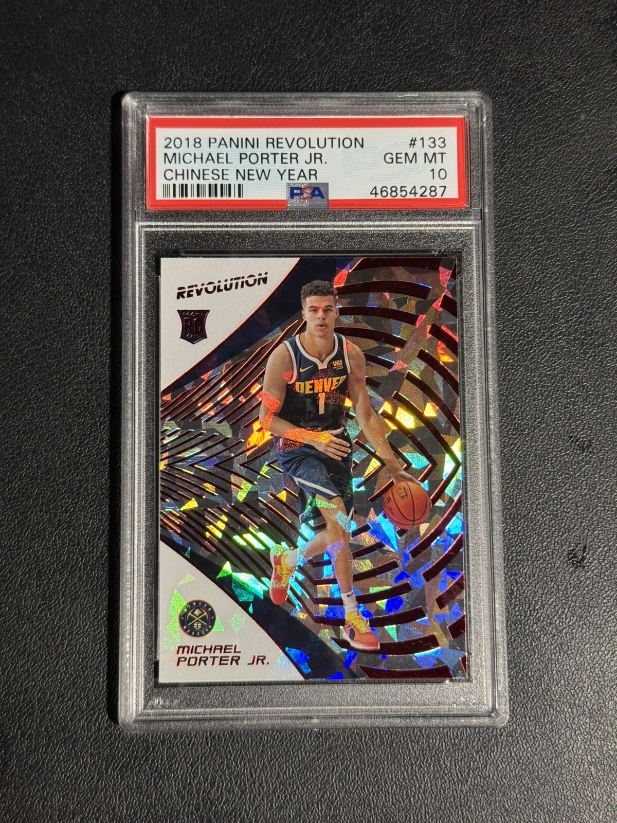 2018 Panini Revolution Michael Porter Jr RC Chinese New Year PSA 10 #133