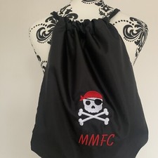 PERSONALISED PE BAG - PIRATE GYMSAC EMBROIDERED - DRAWSTRING BAG SWIM BAG