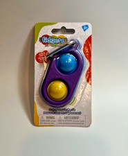 NEW 2022 Just Play Fidgetz Push N' pop on the Go Fidget Toy Key Chain