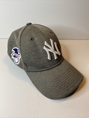 New Era Cap Men's MLB NY Yankees  American Embroidered Gray 9Forty Snapback Hat
