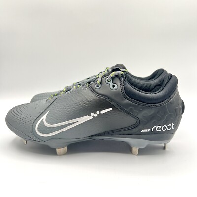 Nike Women s Hyperdiamond 4 Elite Softball Size 8 Black/Grey |CZ5917-001|