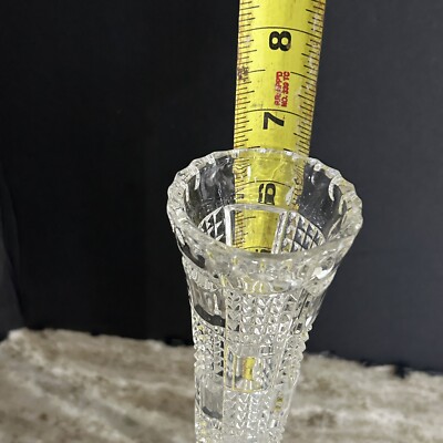 Crystal Vase Echt Bleikristall 24% Hand-Cut Lead 6.5