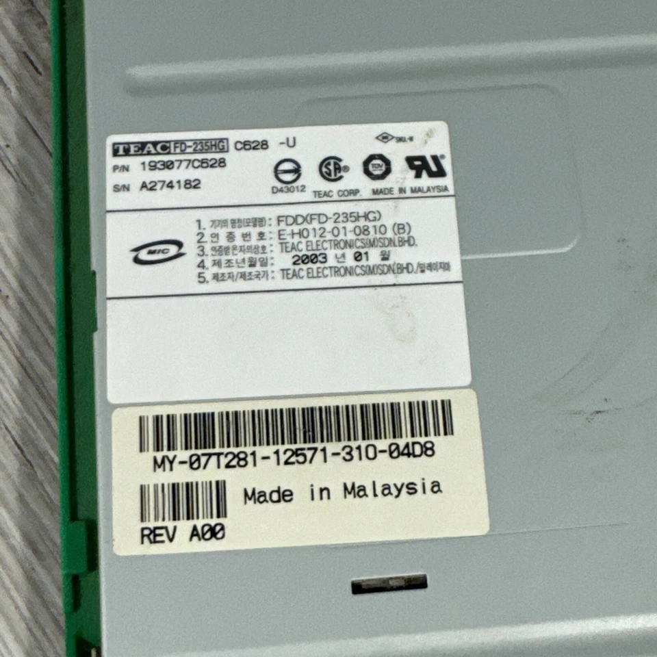COMPAQ 147243-001 3.5 1.44MB  FLOPPY DRIVE DESKPRO PROLINEA TEAC FD-235HG - Image 4 of 4