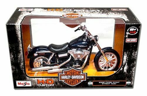 Maisto Harley Davidson 2006 FXDBI Dyna Street Bob Diecast Motorcycle 1:12  
