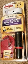 Korky 818 Quiet Universal Toilet Fill Valve and Premium Flapper Easy to install