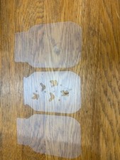 STENCIL Fire flies 3 pieces Reusable Mylar Airbrush  76