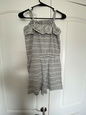 girls stripped romper size 10-12 circo 