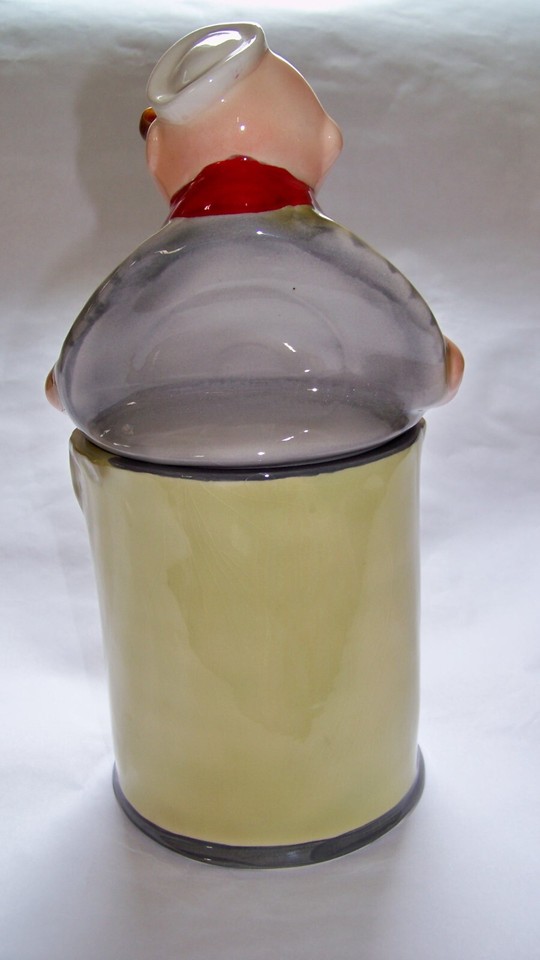 RARE SHIRLEY CORL POPEYE IN SPINACH CAN COOKIE JAR eBay