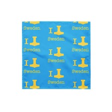 "I Love Sweden" Bandana Mjolnir Thor Norse Viking Heathenry Sverige