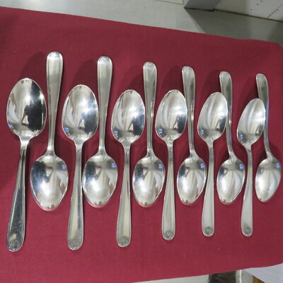 CHRISTOFLE - SÉRIE de 5 cuillères de table modèle Marot Bérain en métal argenté EUR 50,00 - FR