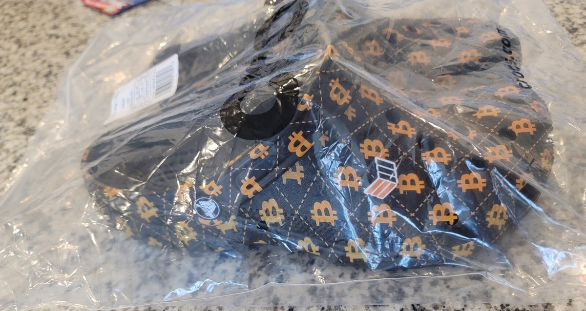 BITCOIN CROCS SIZE Men 9 US RARE LIMITED | eBay