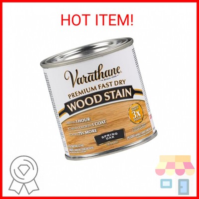 Varathane 1/2 pt Rust-Oleum 262023 Spring Oak Premium Fast Dry Wood Stain