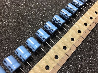 Lote De 25 Condensadores Electrolíticos De Aluminio NIPPON 1000uF 10V - Radial, 10x16mm