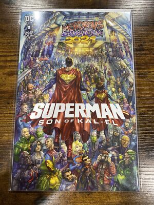 SUPERMAN SON OF KAL-EL #1 * NM+ * ALAN QUAH EXCLUSIVE TRADE VARIANT DC 2021  