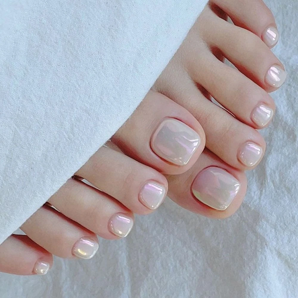 Simple toe 2024 nail designs