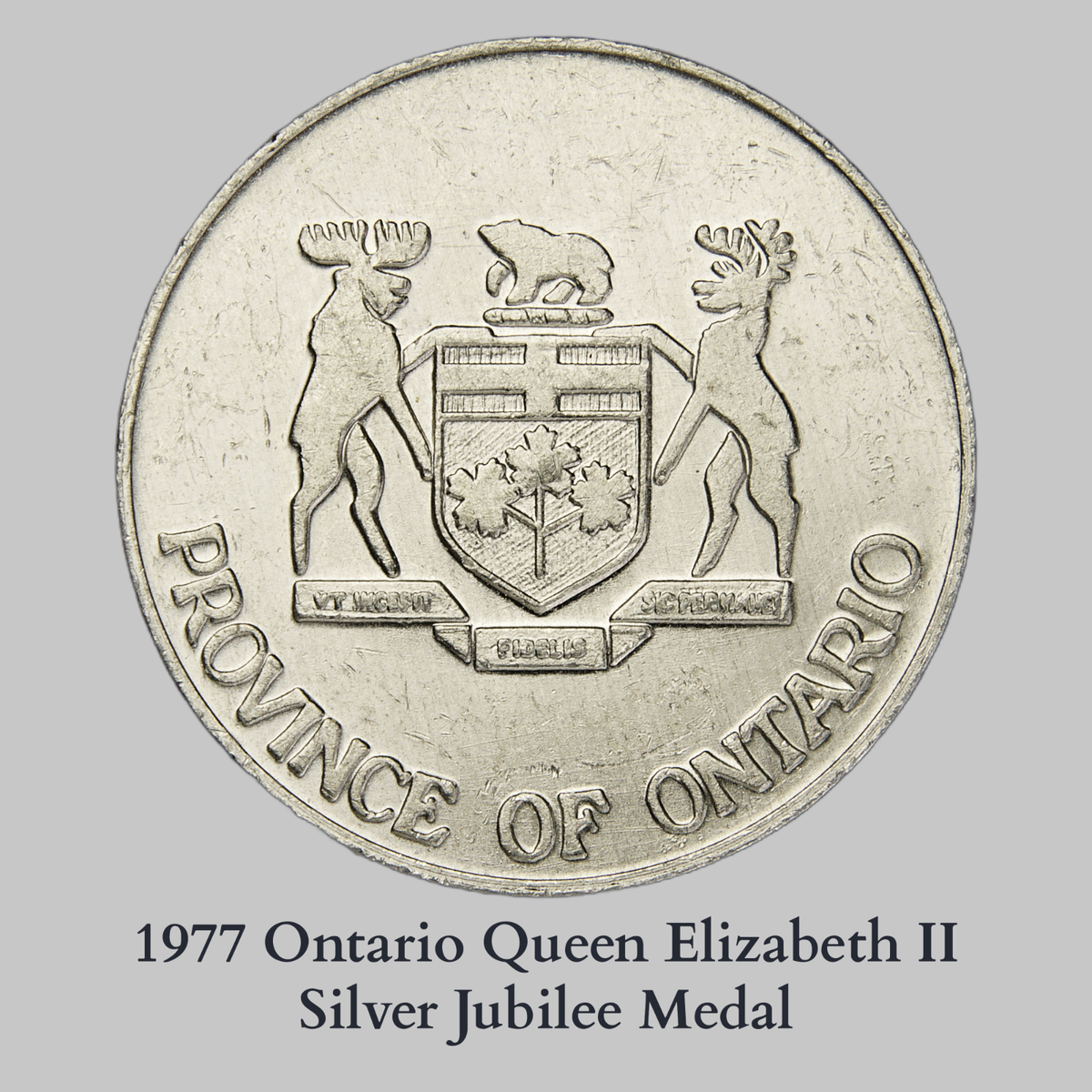 1977 PROVINCE OF ONTARIO Queen Elizabeth II Silver Jubilee