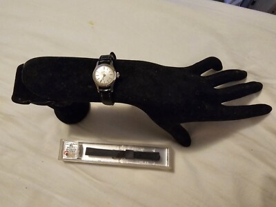 Vintage Bucherer Stainless Steel Swiss Made Manual Wind Ladies Watch