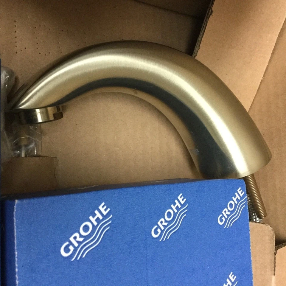 Кран для раковины ванной Grohe Arden 8 дюймов разнесенный с 2 ручками нержавеющая сталь 20121EN1 - Изображение 3 из 4