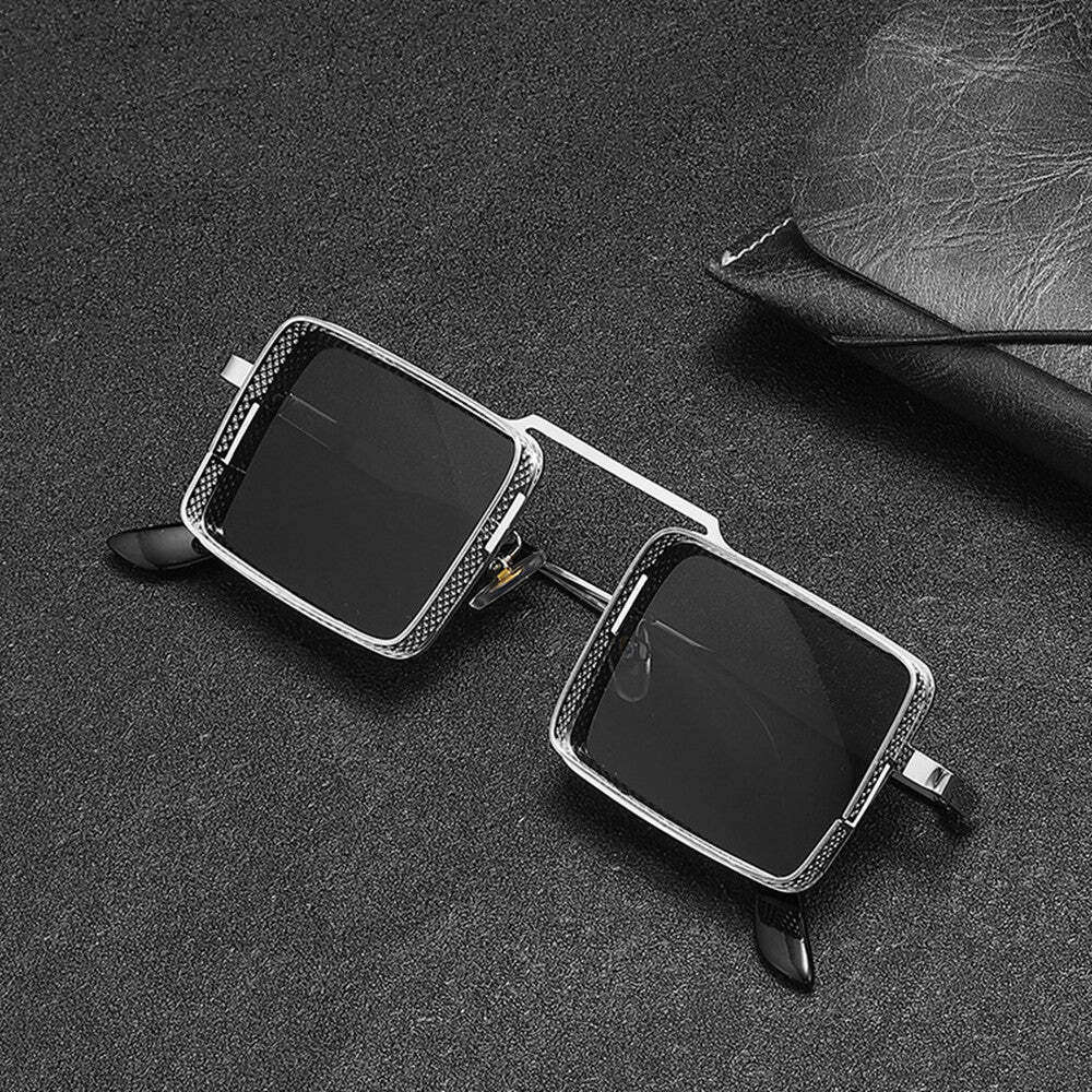 Punk Steam Square Fashion Sunglasses