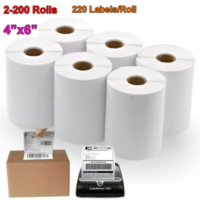 Ryhampaper Direct Thermal Shipping Labels For LabelWriter 4XL, White, 4" X 6", 220 Labels Per Roll 2 Rolls - Foto 4