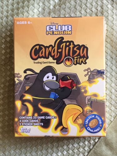 Porta Cards Vazio Club Penguin Desafio Ninja Fogo Cards 2013 Topps