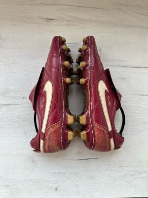 Nike Tiempo Legend Ronaldinho FG Burgundy Football Soccer Cleats