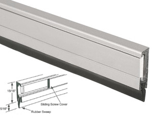 !!!! KAWNEER WHITE 36" BOTTOM DOOR SWEEP WEATHERSTRIPS ALUMINUM STOREFRONT !!!!