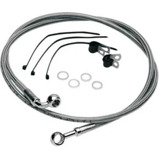 Drag Specialties Standard Length Front Stainless Steel Brake Line Kit 1741-2556