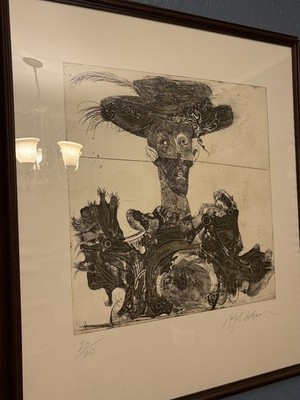 Ralph Steadman's ''Camp Follower'' - Rare S/N 20/20 Limited Edition Signed Print