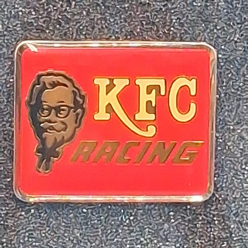 Vintage KFC Kentucky Fried Chicken Racing Hat / Lapel Pin