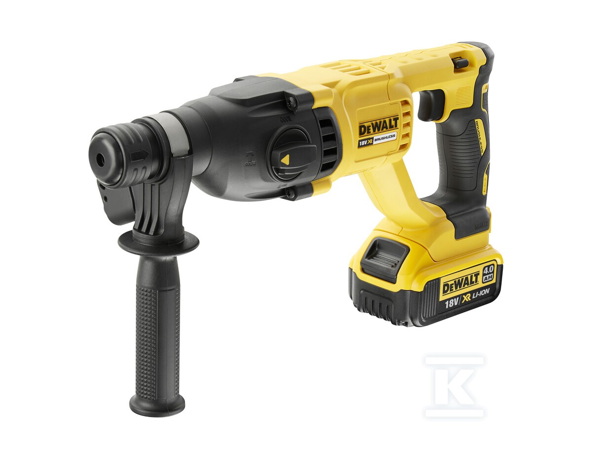Dewalt - 18V Akku-Kombihammer Sds Plus, 1X 4,0 Ah Xr Akku, Ladegerät Dch133m1 - Bild 4