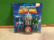 1984 Vintage Marvel Legends Secret Wars Captain America & Doctor Doom 2 Pack NIB