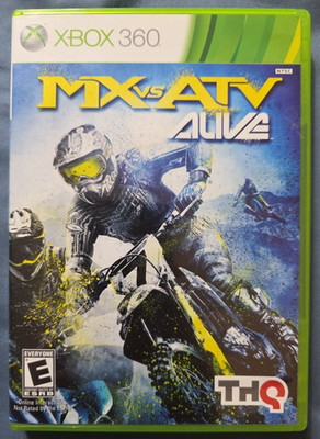 MX vs ATV Alive (Xbox 360, 2004) Complete With Manual Motocross Racing 