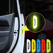 4x Car Door Reflective Warning Sticker Safety Open Alert Tape Auto Accessory