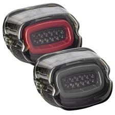 Eagle Lights HALOS Layback LED Tail Light with Turn Signals for Harley-Davidson®