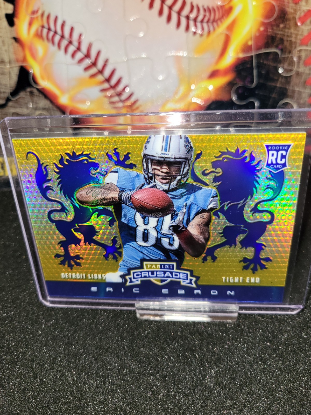 2014 Panini Rookies & Stars Rookie Crusade Blue Eric Ebron #17 Rookie RC