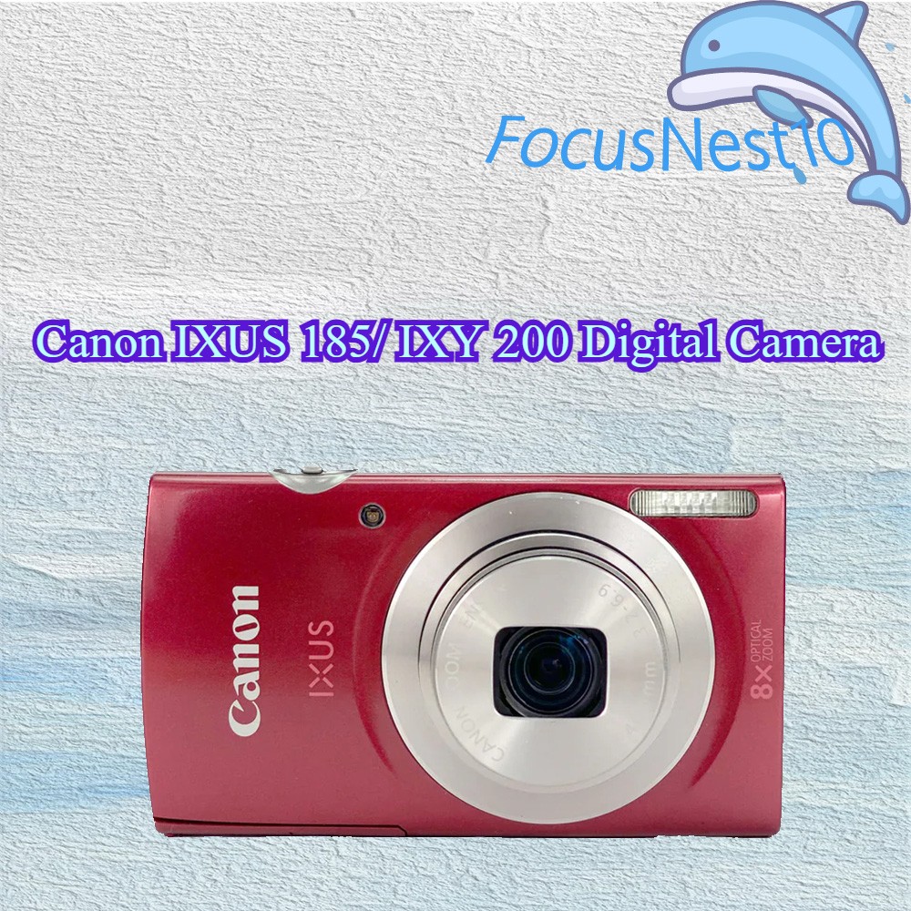 Canon IXUS 185/ IXY 200 Digital Camera 20.0MP Touch Screen Blink