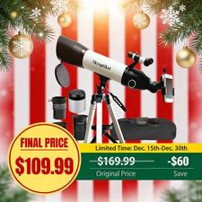 500x80 professional Refractor Astronomical Telescope Fully Multi-Coated US stock