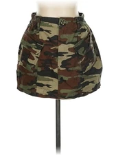 Justify Women Green Casual Skirt S