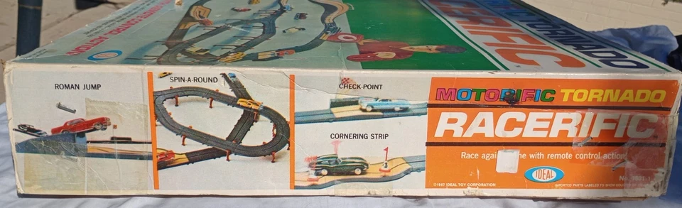 老式摩托车龙卷风赛车理想原装盒装轨道汽车 — 第 4/4 张图片