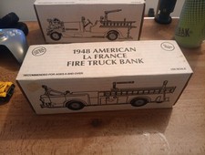 1993 ERTL 3929 1948 AMERICAN La FRANCE FIRE TRUCK BANK MIB