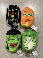Lot 4 Cats Vs Pickles 4 Bean Bag Plush Kiwi Hot Sweats Inky Earl Open Road