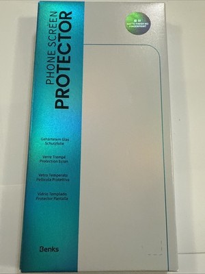 Benks Tempered Glass Screen Protector for iPhone 14 Pro Max 6.7  (2-Pack) Black