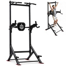 Multi-Function Power Tower Dip Station Pull U...