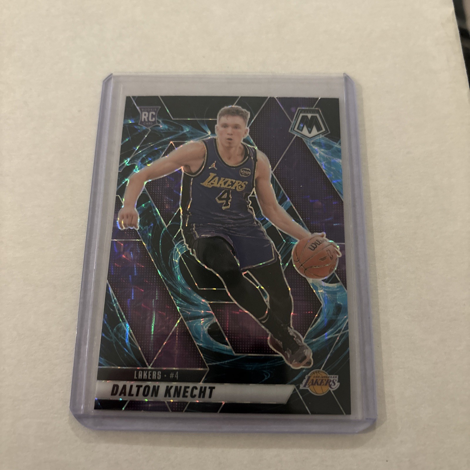 2024-25 Panini Mosaic Dalton Knecht Genesis Prizm Rookie SP #238