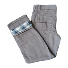 NWT ADVENTURIDGE Mens 36 x 32 Flannel Lined Grey Jeans Winter Outdoor Camping 