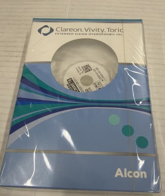 Alcon Clareon Visits Toric Extended Vision Hydrophobic IOL CNWET6 D size