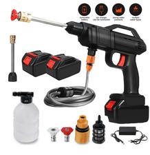 IDROPULITRICE PROFESSIONALE CON PRESSIONE CON DOPPIA BATTERIA 48V + VALIGIA